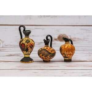 Vintage Miniature Cusco Handmade Peruvian pottery hand painted